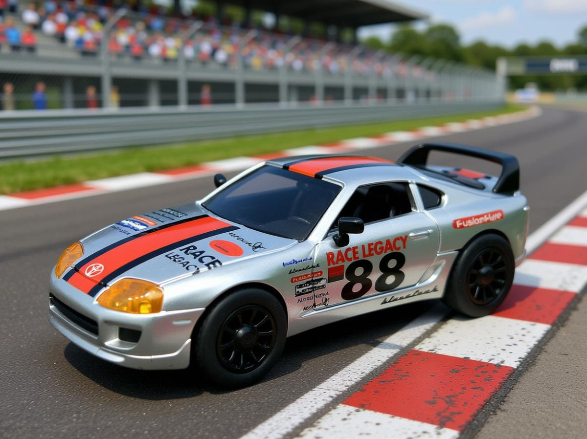 RaceXcale Toyota Supra – Turbo Racer 12.75m Slot Car Racing Set