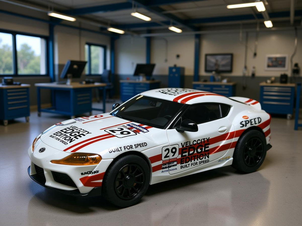 RaceXcale Toyota Supra – Turbo Racer 5.65m Slot Car Racing Set