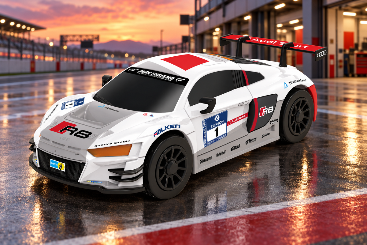 RaceXcale Audi R8 LMS – Apex Velocity 5.65m Slot Car Racing Set