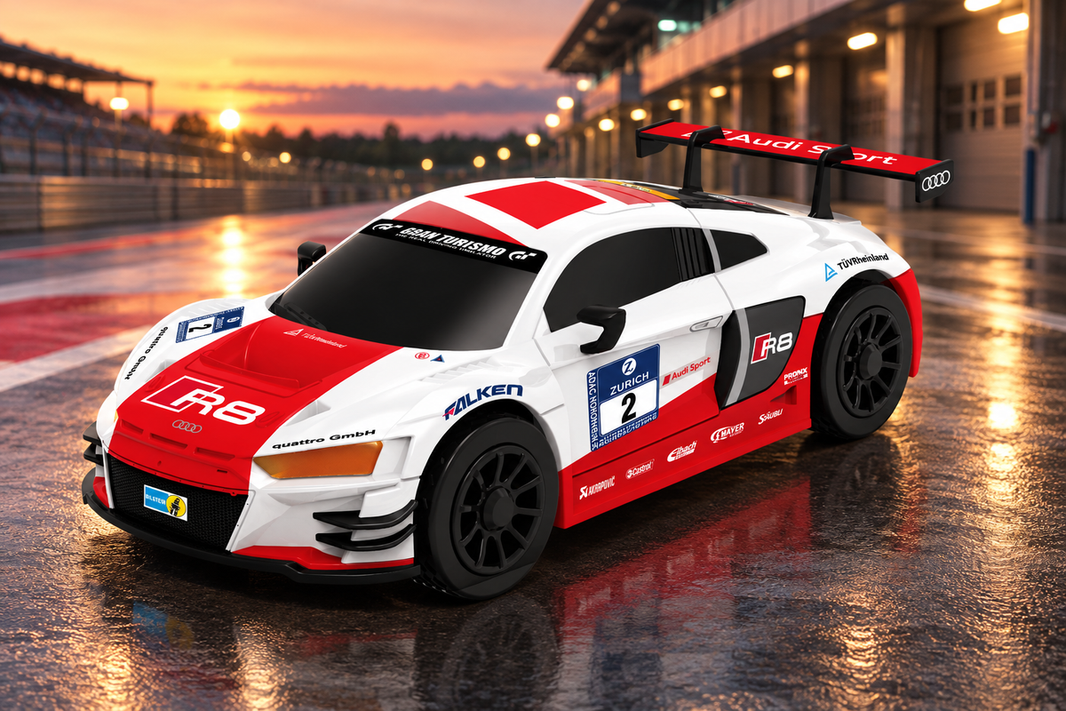 RaceXcale Audi R8 LMS – Apex Velocity 5.65m Slot Car Racing Set
