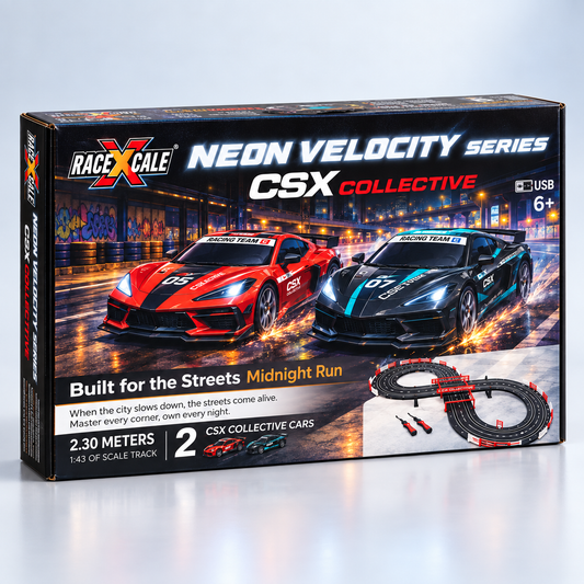 CSX Collective Midnight Run – 2.30m Slot Car Set